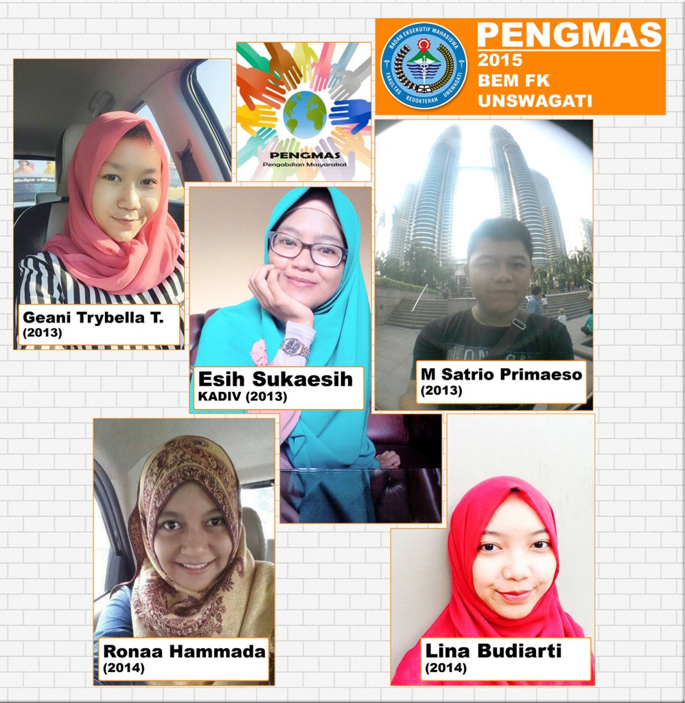 Divisi PENGMAS (Pengabdian Masyarakat)
 BEM FK UNSWAGATI (2015-2016)